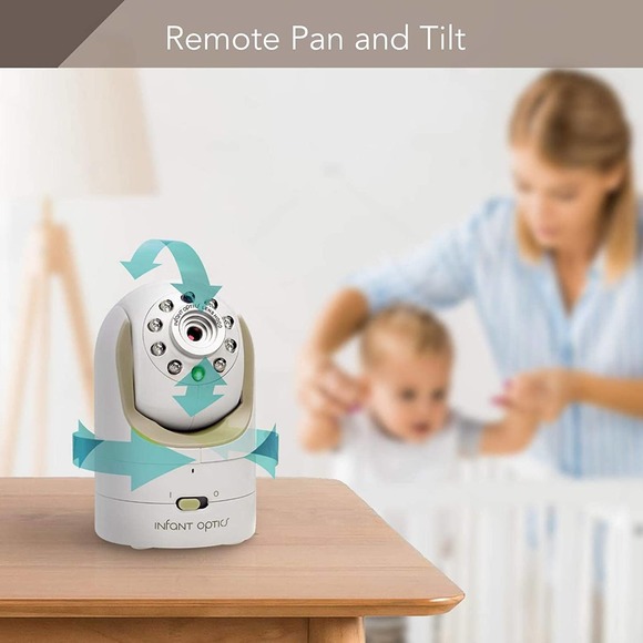 Infant Optics - DXR-8 Video Baby Monitor with 3.5" Screen - Gold/White - Picture 6 of 7